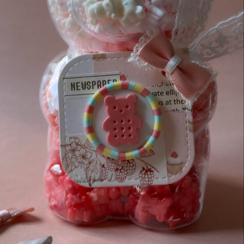 HOMU シーリングスタンプ 3Dスタンプヘッド｜くまビスケット 30mm サイズ詳細